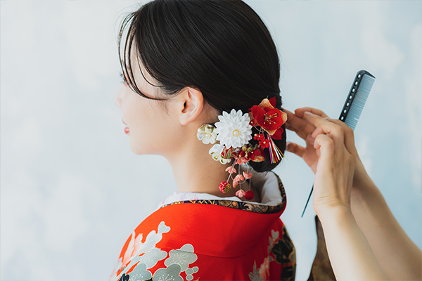 着付けやヘアセットも幅広く対応